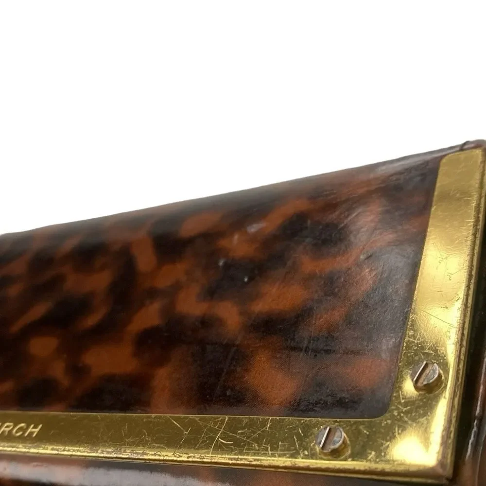 Tory Burch Animal Print Eyeglasses Case - Worn Condition